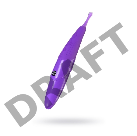 Стимулятор клитора с ротацией  Zumio S,сиреневый, ABS пластик, фиолетовый, 18 см