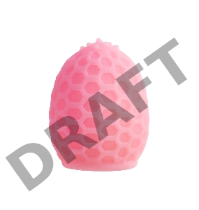 Мастурбатор A-Toys Pufl, розовый, ТРЕ, 6 см Ø 2,7 см