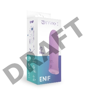 Мини вибратор Enif, цвет светло-сиреневый (SOLAR) (One Size)