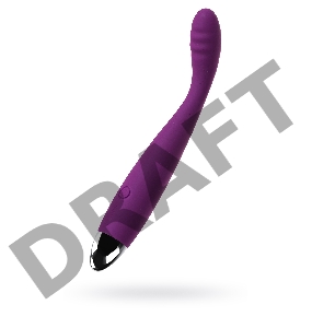 Вибратор для стимуляции точки G Svakom Cici, силикон, фиолетовый, 18,2 см