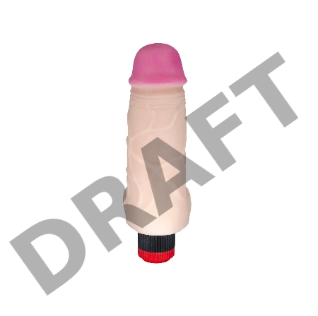 Вибромассажёр-реалистик ANDROID Long LoveToy, TPR, телесный, 17 см