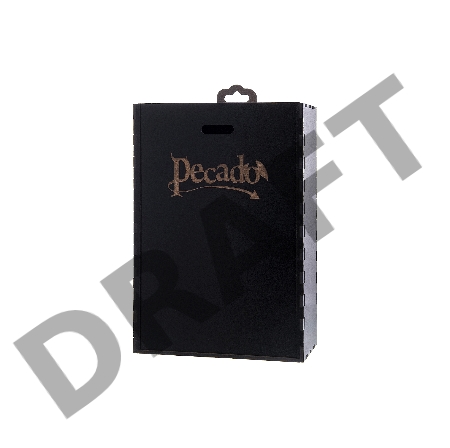 Пояс с кольцами Pecado BDSM, натуральная кожа, черный