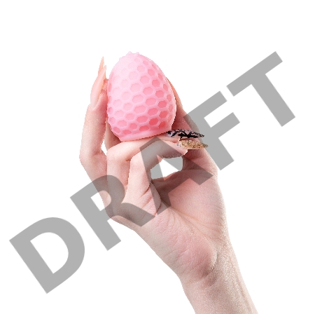 Мастурбатор A-Toys Pufl, розовый, ТРЕ, 6 см Ø 2,7 см