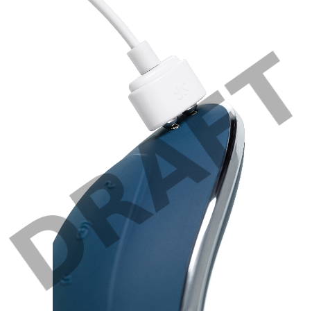 Вакуум-волновой бесконтактный стимулятор клитора Satisfyer Vulva Lover 1, силикон, синий