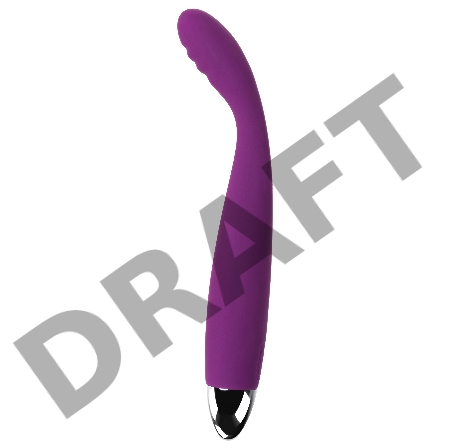 Вибратор для стимуляции точки G Svakom Cici, силикон, фиолетовый, 18,2 см