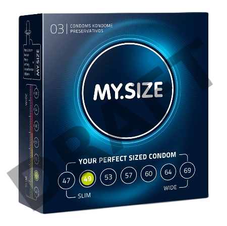 Презервативы  MY.SIZE №3 размер 49 (ширина 49mm)