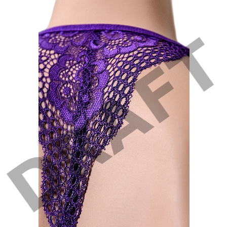 Комбинация и стринги Candy Girl Nevaeh, фиолетовые, OS