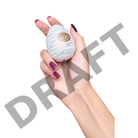 Нереалистичный мастурбатор TENGA №18 Silky II, TPE, белый, 6,1 см