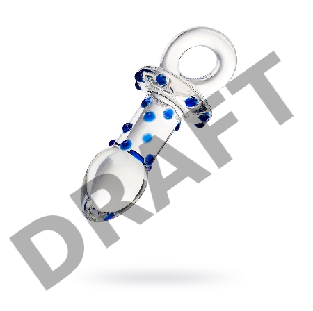 Анальная втулка Sexus Glass, стекло, прозрачная, 14 см, Ø 3,5 см