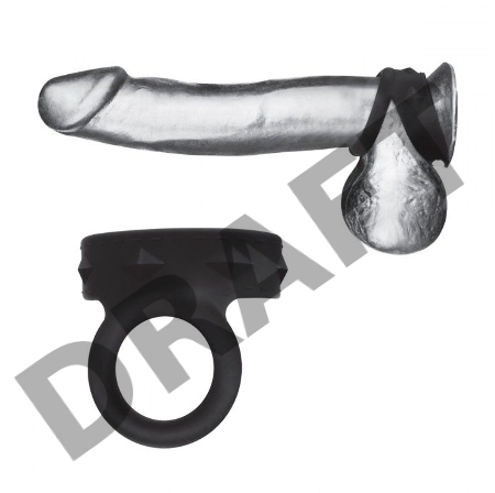 Черное двойное силиконовое кольцо С&B GEAR