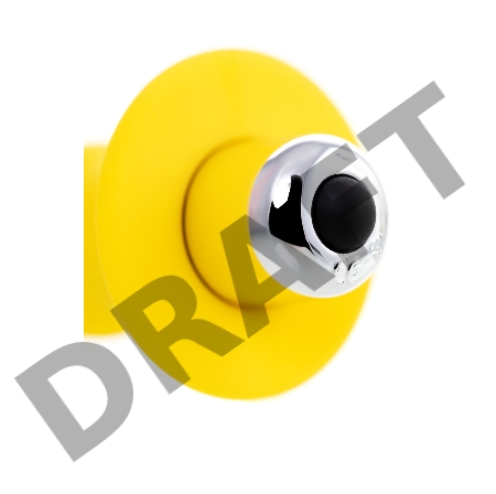 Анальная вибровтулка ToDo by Toyfa Lancy, силикон, желтая, 11 см