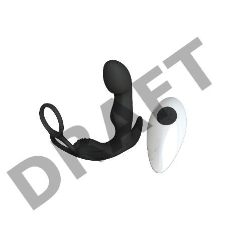 Массажер простаты с пультом ДУ Taurus, цвет черный (INFINITE MEN)