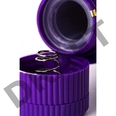 Нереалистичный вибратор TOYFA A-Toys, силикон, фиолетовый, 17 см