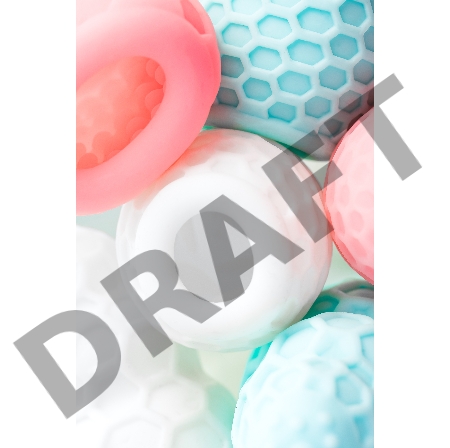 Мастурбатор A-Toys Pufl, розовый, ТРЕ, 6 см Ø 2,7 см