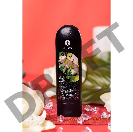 Возбуждающий гель для влюбленных Shunga Lotus Noir, уникальная формула с L-аргинином, 60 мл.