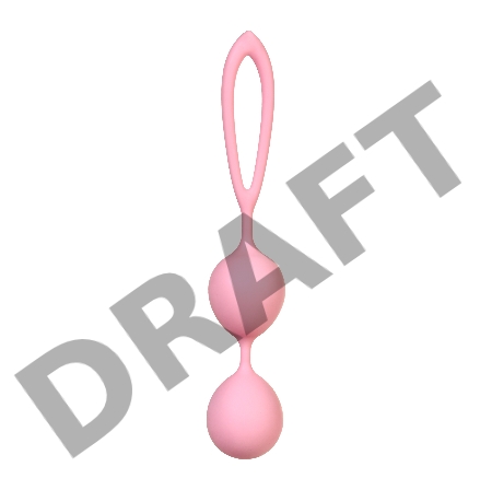 Вагинальные шарики A-Toys by TOYFA Rai, силикон, розовые, 17 см