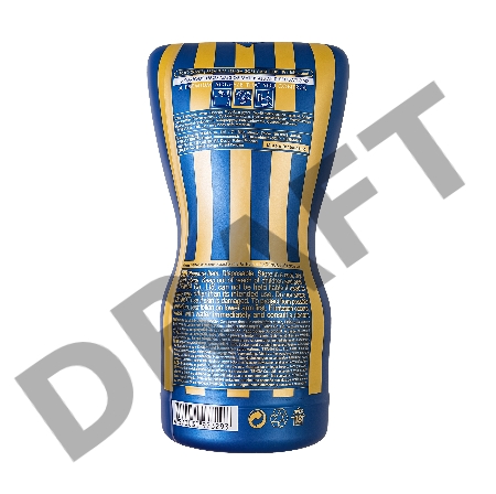 Нереалистичный мастурбатор TENGA  Soft Case CUP, TPE, белый, 15,5 см