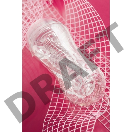 Мастурбатор A-Toys Nettl, ABS пластик, прозрачный 18,5 см