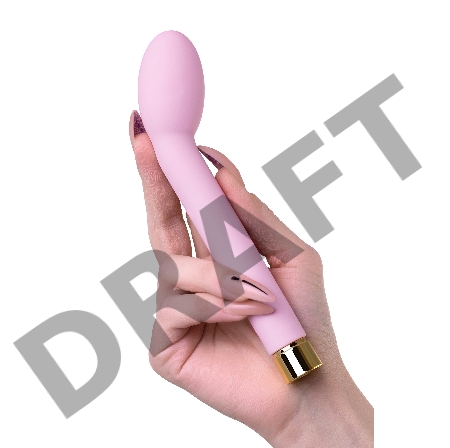 Нереалистичный вибратор Love to Love для точки G OMG, силикон, розовый, 17 см.