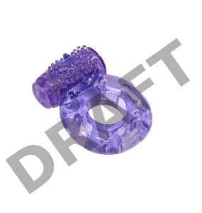 Фиолетовое эрекционное кольцо с вибрацией Rings Axle-pin