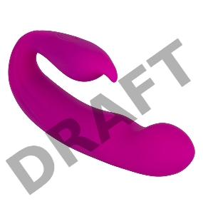 Розовый вибратор G-Spot Dual Stimulator with Rolling Ball - 17,1 см.