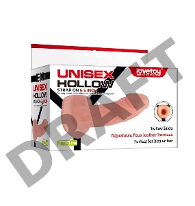 Полый универсальный страпон Unisex Hollow Strap On