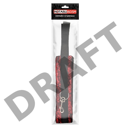 Красно-черные наручники с карабинами