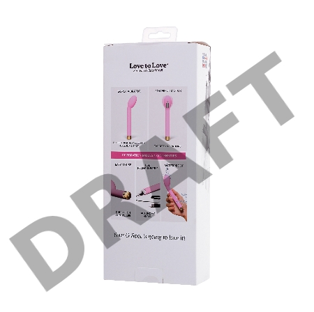 Нереалистичный вибратор Love to Love для точки G OMG, силикон, розовый, 17 см.