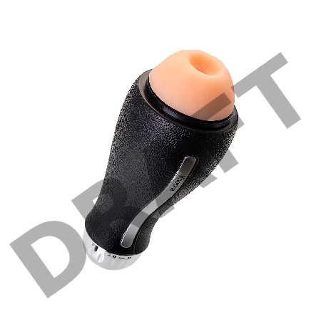 Мастурбатор нереалистичный Nalone Bling, TPE, чёрный, 19,8 см