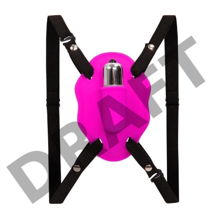 Стимулятор клитора на ремешках с вибрацией Love Rider