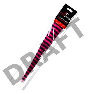 Цветные Clip-In локоны Черно-розовая зебра