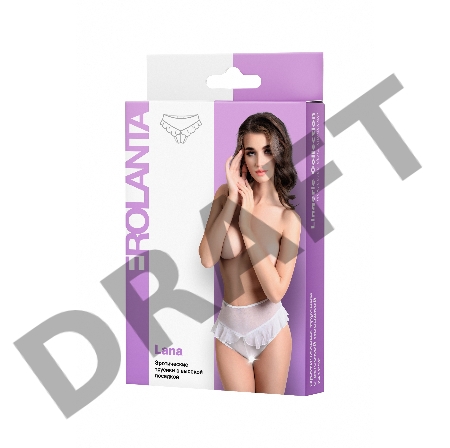 Эротические трусики с высокой посадкой Erolanta Lana, белый (46-48)