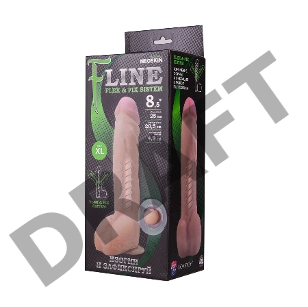 Фаллоимитатор на присоске F LINE - 25 см.