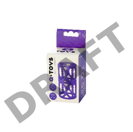 Насадка на пенис TOYFA A-Toys, силикон, фиолетовый, 7,5 см