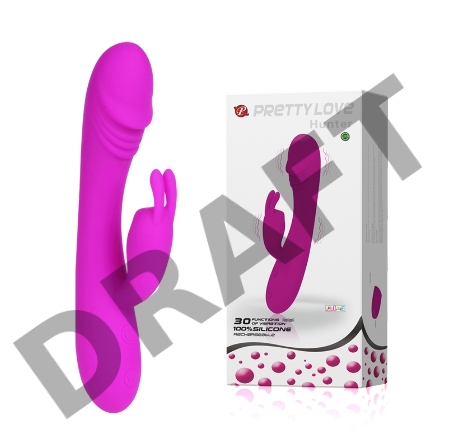 HUNTER вибромассажер с клиторальным стимулятором