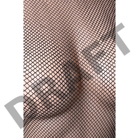 Костюм-сетка Candy Girl Trinity, с кружевным воротником, черный, OS