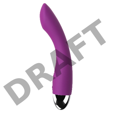 Вибратор Amy, 6 режимов вибрации, фиолетовый