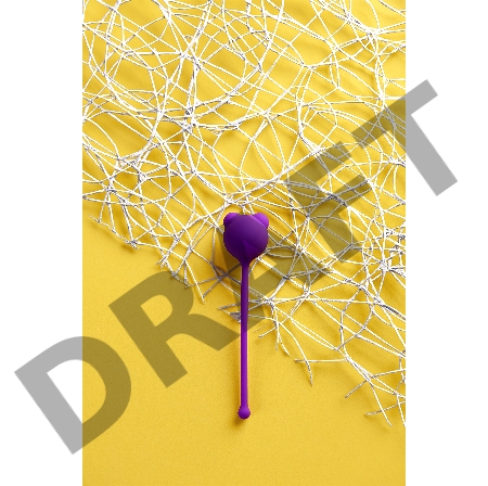 Вагинальный шарик A-Toys by TOYFA Tigo, силикон, фиолетовый, 12,4 см, Ø 2,7 см