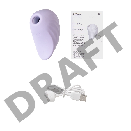 Вакуум-волновой бесконтактный стимулятор клитора Satisfyer Pearl Diver, силикон, фиолетовый