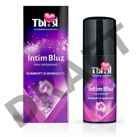 Гель-лубрикант Ты и Я IntimBluz, для анального секса, 50 г