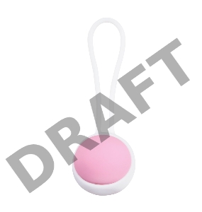 Вагинальный шарик Jiggle Balls с петлёй