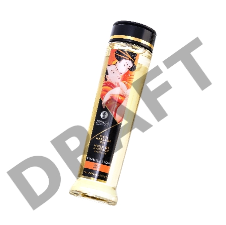 Масло для массажа Shunga Stimulation, натуральное, возбуждающее, персик, 240 мл