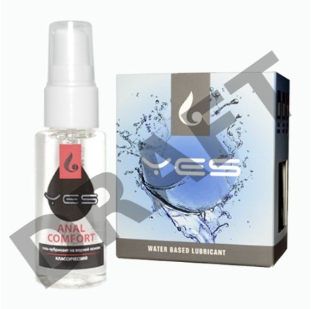 Интимный гель-лубрикант YES ANAL COMFORT 30 мл, арт. 4712
