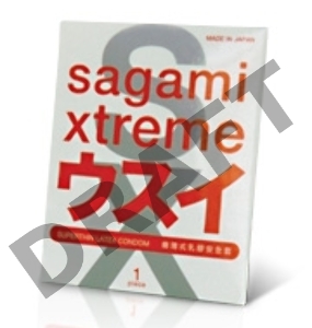 Ультратонкий презерватив Sagami Xtreme Superthin - 1 шт.