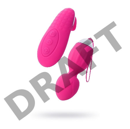 Виброшарики и стимулятор внешних эрогенных зон L'EROINA by TOYFA Tella, силикон, розовые, 10 см