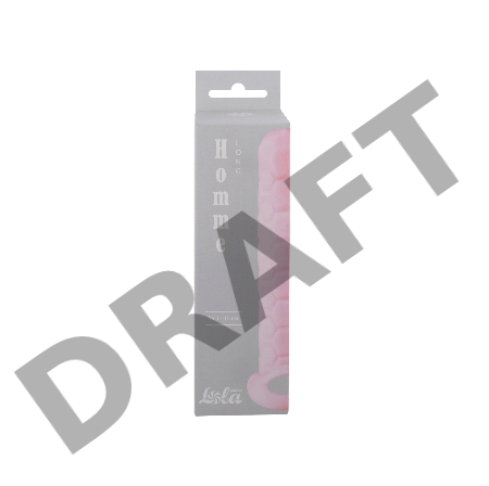 Розовый фаллоудлинитель Homme Long - 15,5 см.