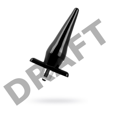 Анальная втулка Black & Red by TOYFA, TPE, черная, 12,7 см, Ø 3 см