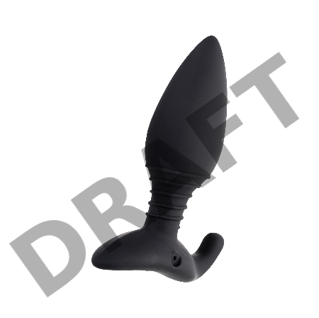 Анальная втулка LOVENSE Hush (S), силикон, черная, 12,1 см