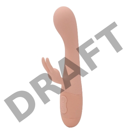 Вибратор кролик Naya, цвет персиковый (SOLAR collection)