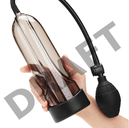 Дымчатая вакуумная помпа для пениса Mojo Zero Gravity